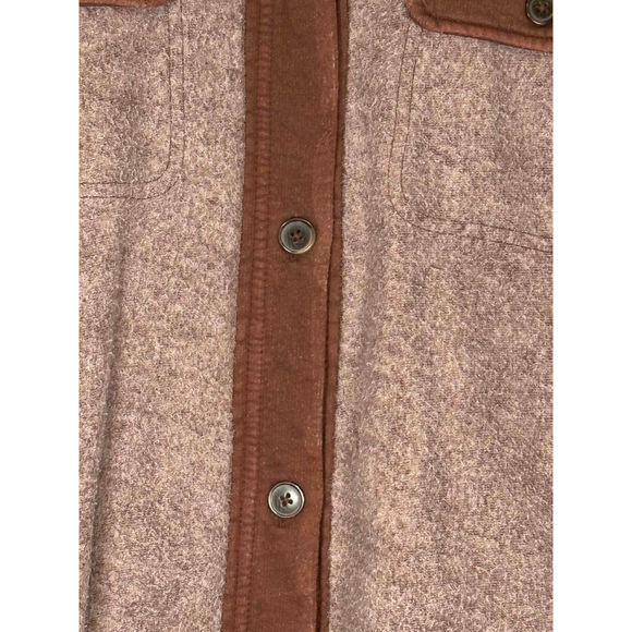 Free People Ruby in Date Night Jacket Soft Fuzzy Oversized Fit Brown Women's XS - Picture 5 of 10